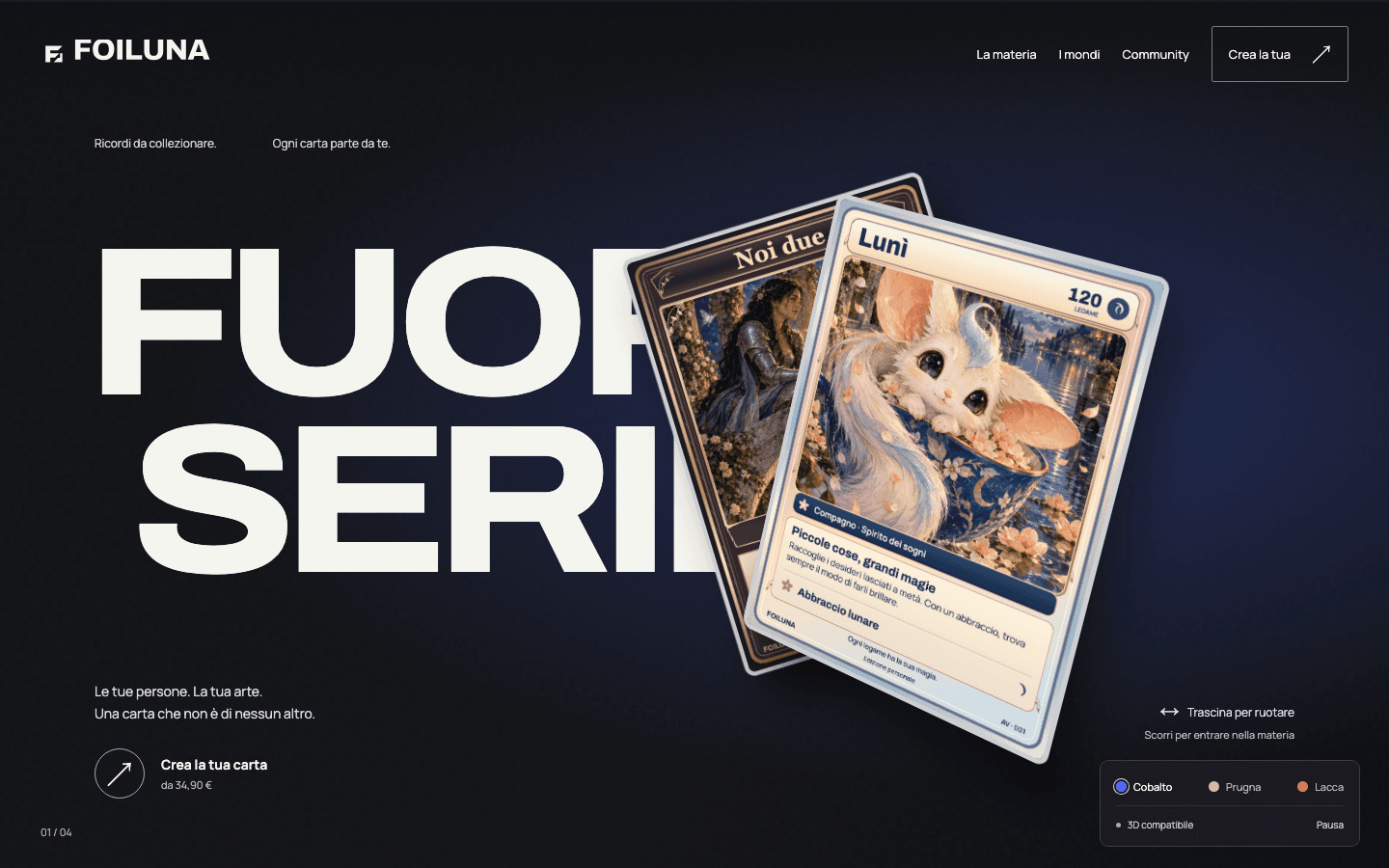 Homepage di Foiluna