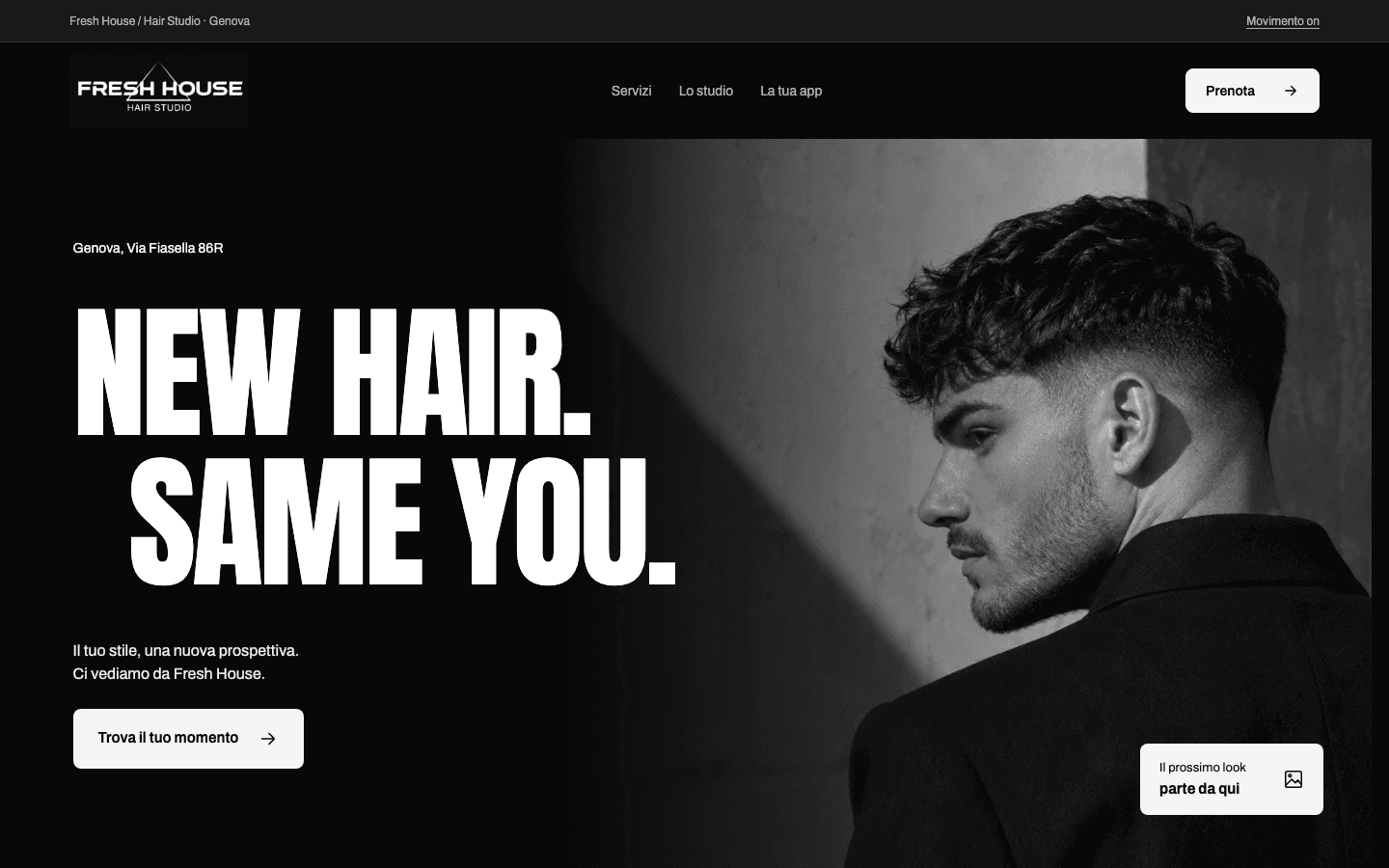 Homepage di Fresh House
